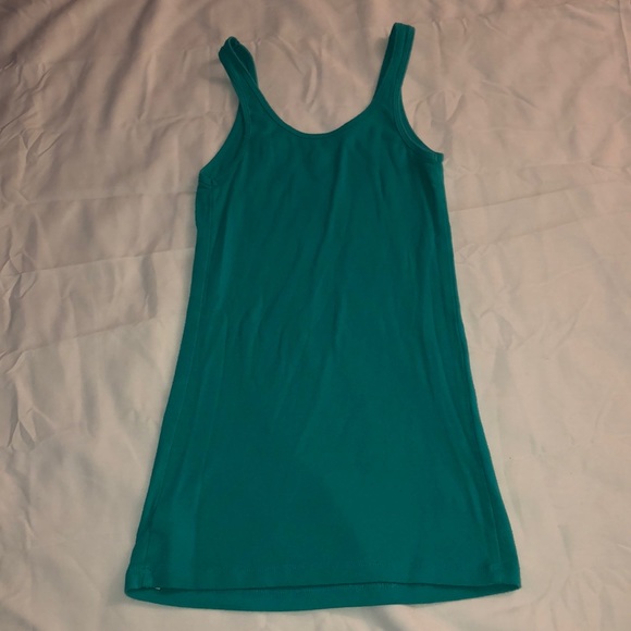 Old Navy turquoise TAMI tank top - Picture 4 of 5